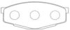 AISIN ASN-66 Brake Pad Set, disc brake